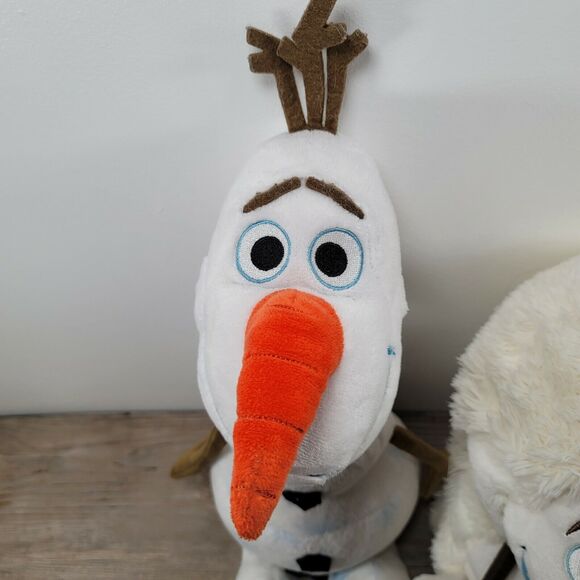 Build A Bear Frozen Disney Olaf Plush Snowman Bundle BABW Hide Away Snowball - Picture 5 of 10